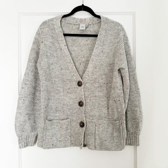 ICHI - V-Neck Cardigan - Picture 1 of 6